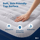 Double Air Bed with Built-In Electric Pump – Camp Right Comfort Pro, Inflatable Camping Mattress
