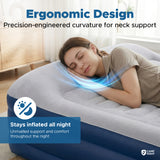 Double Air Bed with Built-In Electric Pump – Camp Right Comfort Pro, Inflatable Camping Mattress